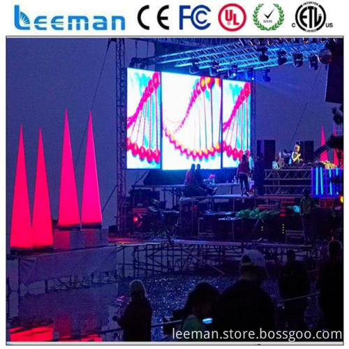 xxx led display screen die casting double grill pan indoor led advertise display